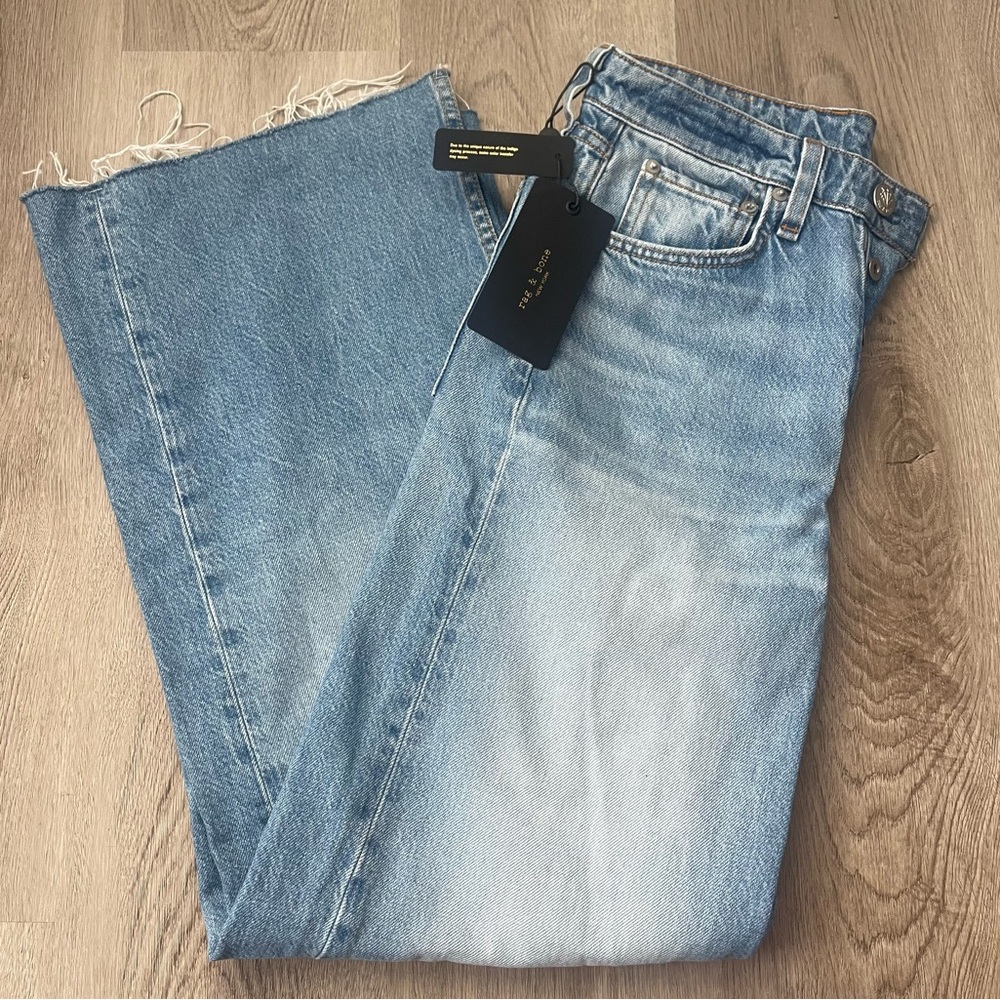 Rag & Boone Maya High-Rise Wide Leg (tags removed still perfect condition)
